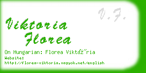 viktoria florea business card